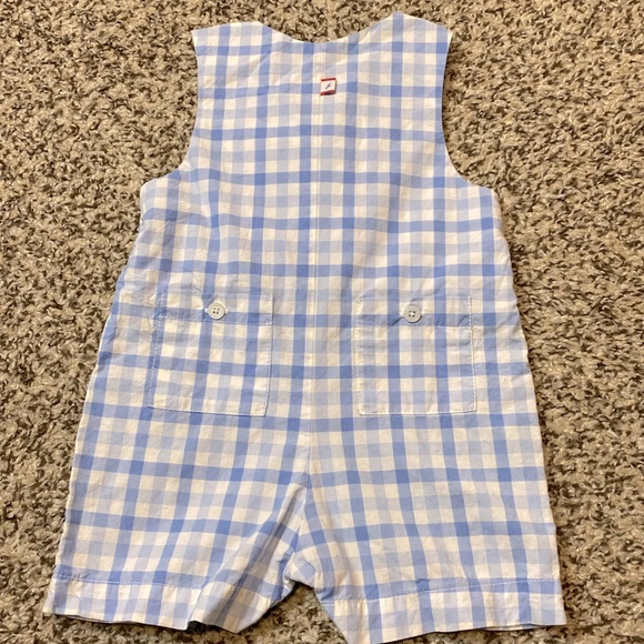 Jacadi Baby Boy Bundle Size 3 Months Seersucker Bubble Onesie Gingham Jon-Jon - Picture 8 of 10
